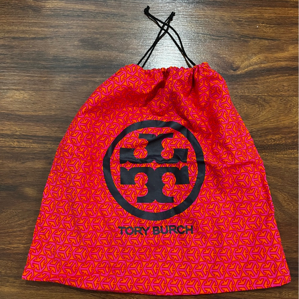 Tory Burch Geometric Red Pouch
